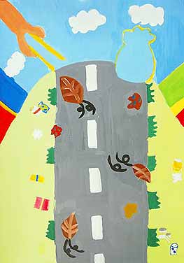 私達の通路、道路をきれいにしよう！