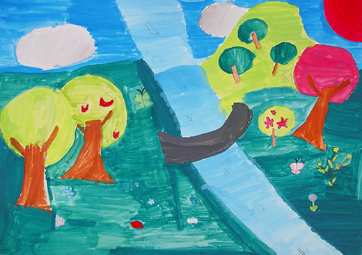 自然がいっぱいな森