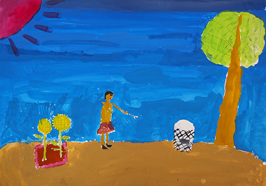 ごみの少ない公園