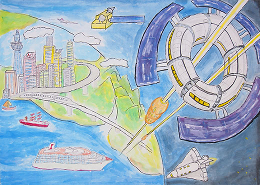 未来の宇宙と地球