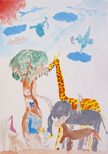 動物がいっぱいでゆたかな森