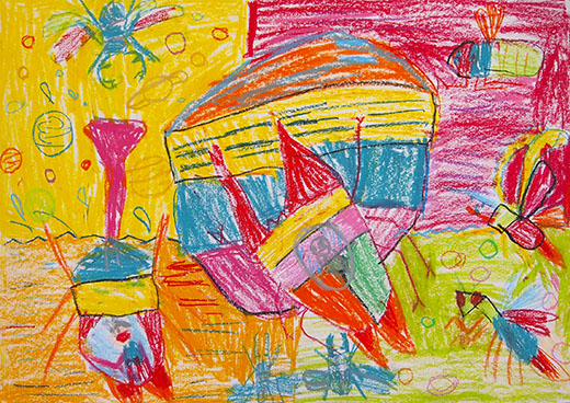 昆虫ロケット、発射！！