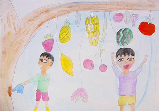 おいしいくだものいっぱい