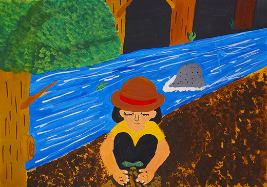 1つの芽、大切に