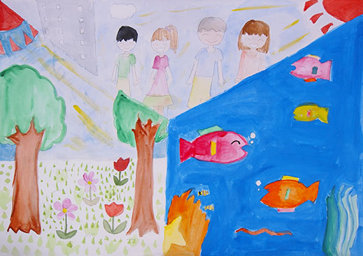 魚も森も人間も、笑顔で楽しくすごせる未来