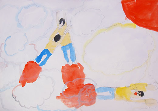 くもの上にいきたい