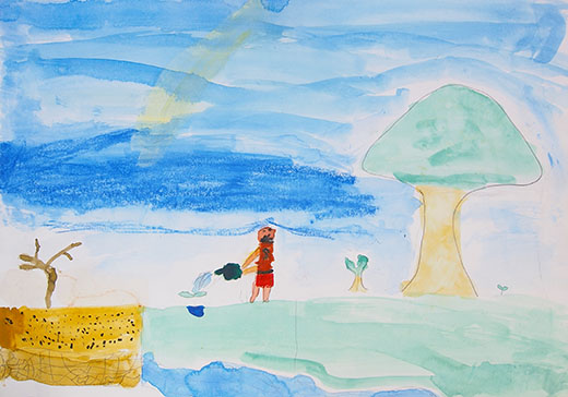 守ろう地きゅうのしょく物を