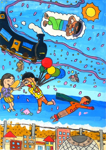 未来の空の様子