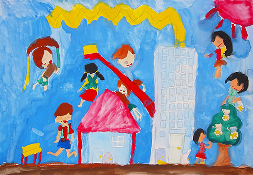 雷で電気をあつめる