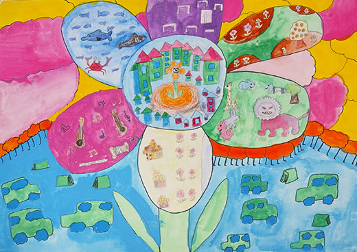 花のワンダーランド