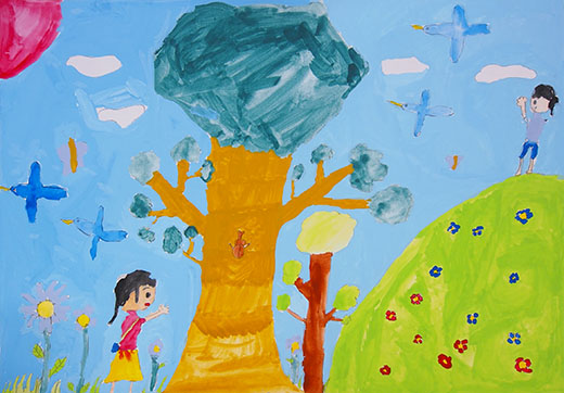 花、木、鳥、虫