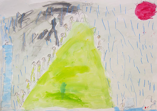 山でゴミ拾い ―いつもきれいに―