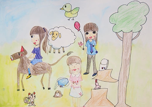 かわいい動物といっしょ