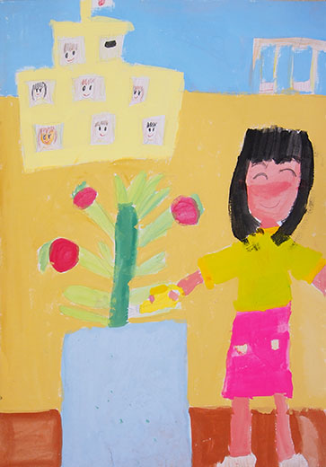 わたしがそだてるトマト