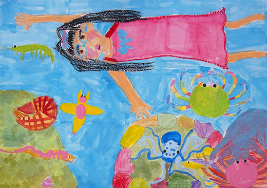 カラフルな魚たち