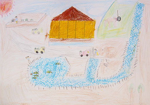 よく食べて元気に育てよ