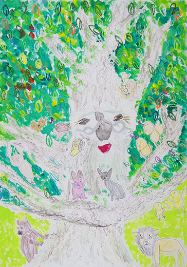 動物たちはみんなおじさんの木が大好きなんだよ