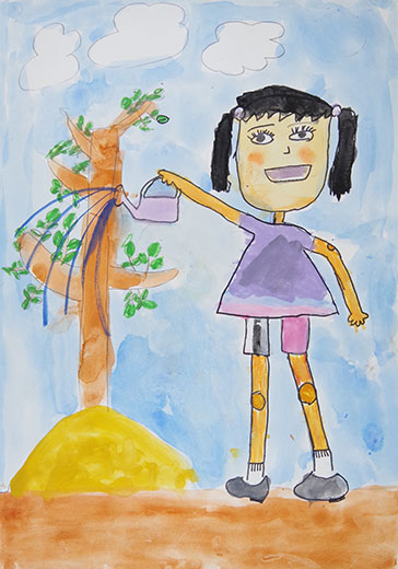 しぜんをたいせつにしよう