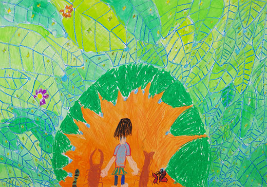 はっぱのトンネル