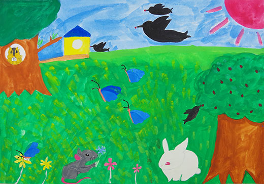 自然とたくさんの生き物