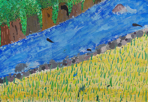 きれいな川と生き物達