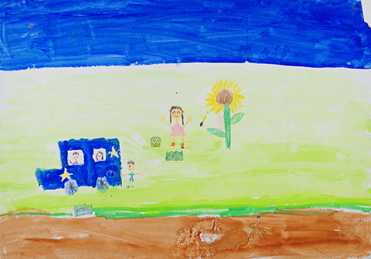 ひまわりのエコカー