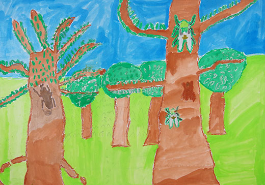 自然に生きる虫たち