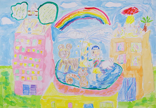 ミライのまんしょんのプール