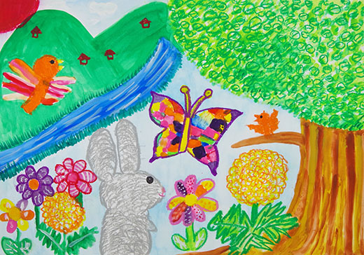 しぜんのみどりみんなまもろう!!