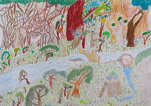 森の中のぼくのいえ