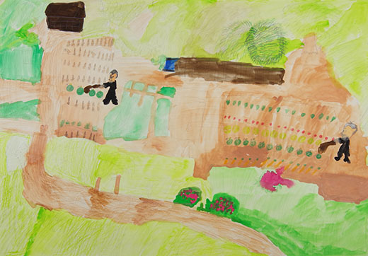 しぜんを大切にするおじいちゃんの畑