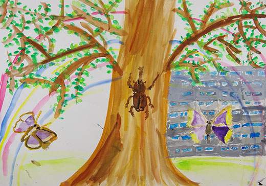 いつまでも残る木