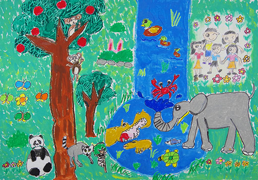 みんながしあわせにくらすみらい