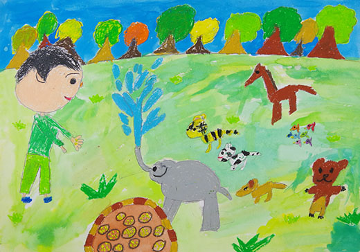 みどりがいっぱい