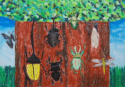 にんきものの大きな木