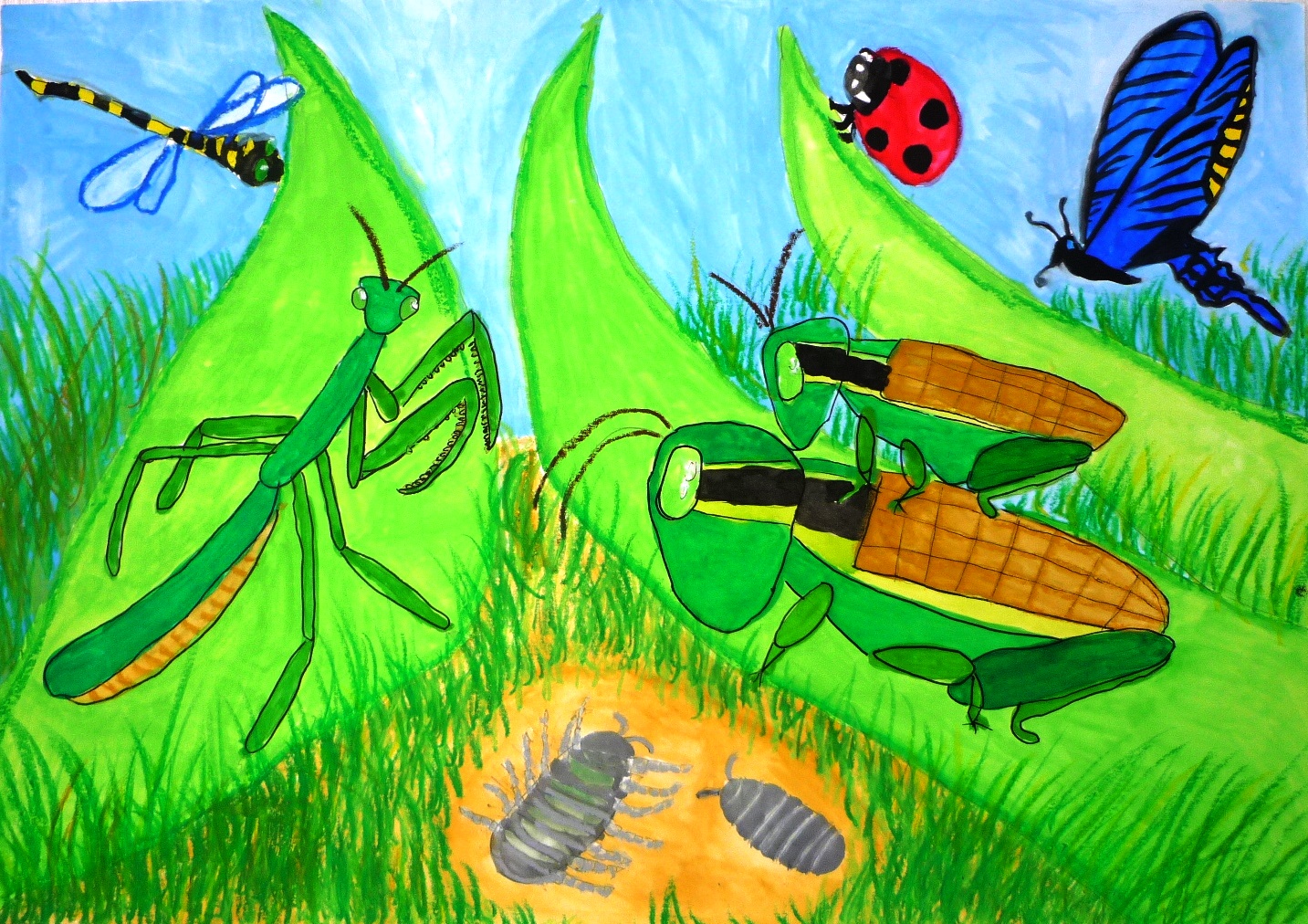 みどりのむしたちのなきごえ