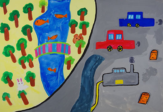 しぜんを守ろう、ピカピカな世界