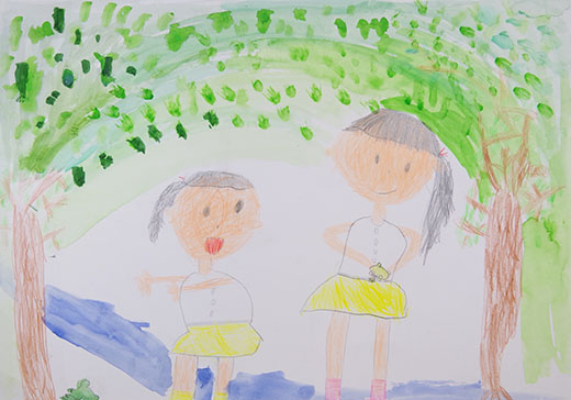 いつまでもかえるとあそべますように。