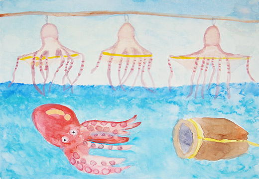 日間賀島の風景