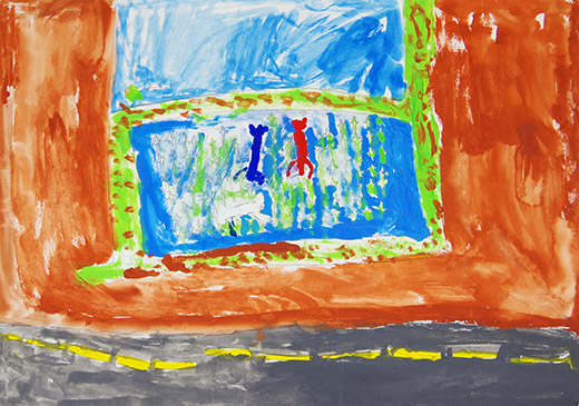 田んぼとザリガニ