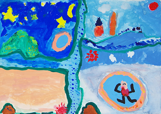 地きゅうの一日