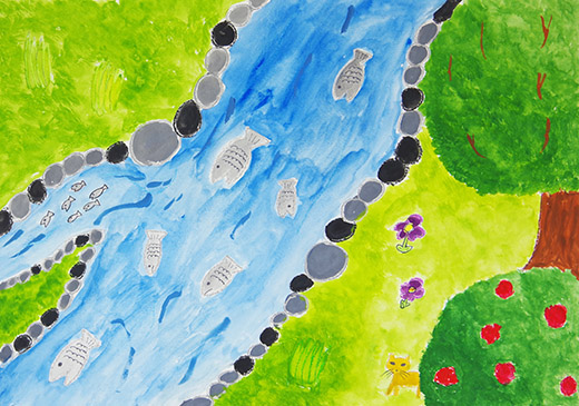 きれいな水で生きものに住みやすい環境を