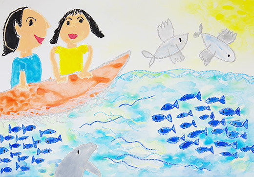 きれいないずのうみ