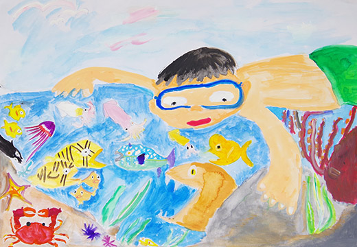 ここは、ぼくだけの水族館