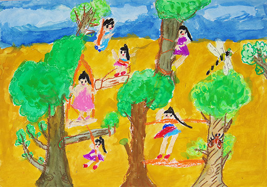 森でいっしょにあそぼう