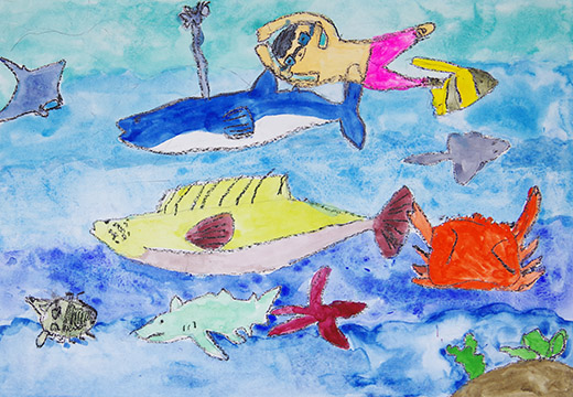 すいすいおよぐ