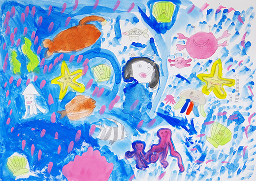 たのしい海の中