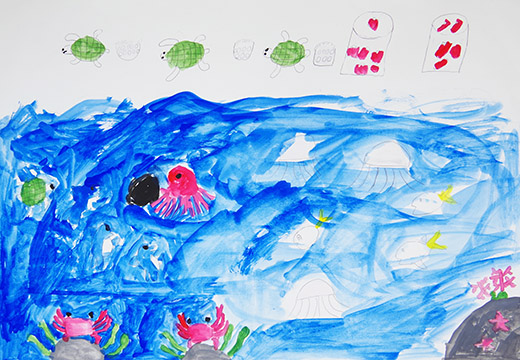 海をきれいにしよう