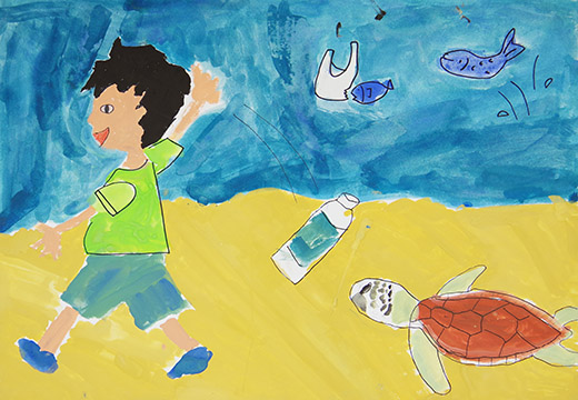 ゴミすてきん止