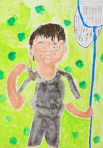 ぼくの自まんのカブトムシ